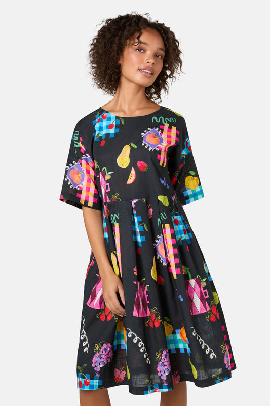 Gorman NZ - Fruit Party Print Sadie Dress - print