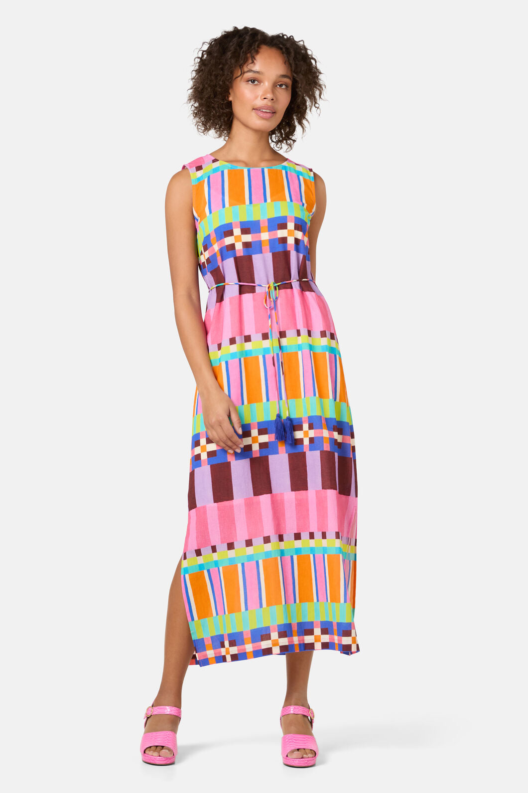 Gorman NZ - Holiday Stripe Long Dress - print