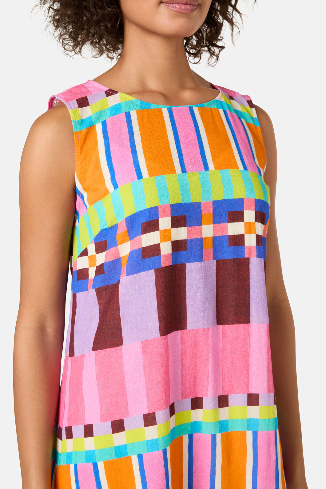 Gorman NZ - Holiday Stripe Long Dress - print