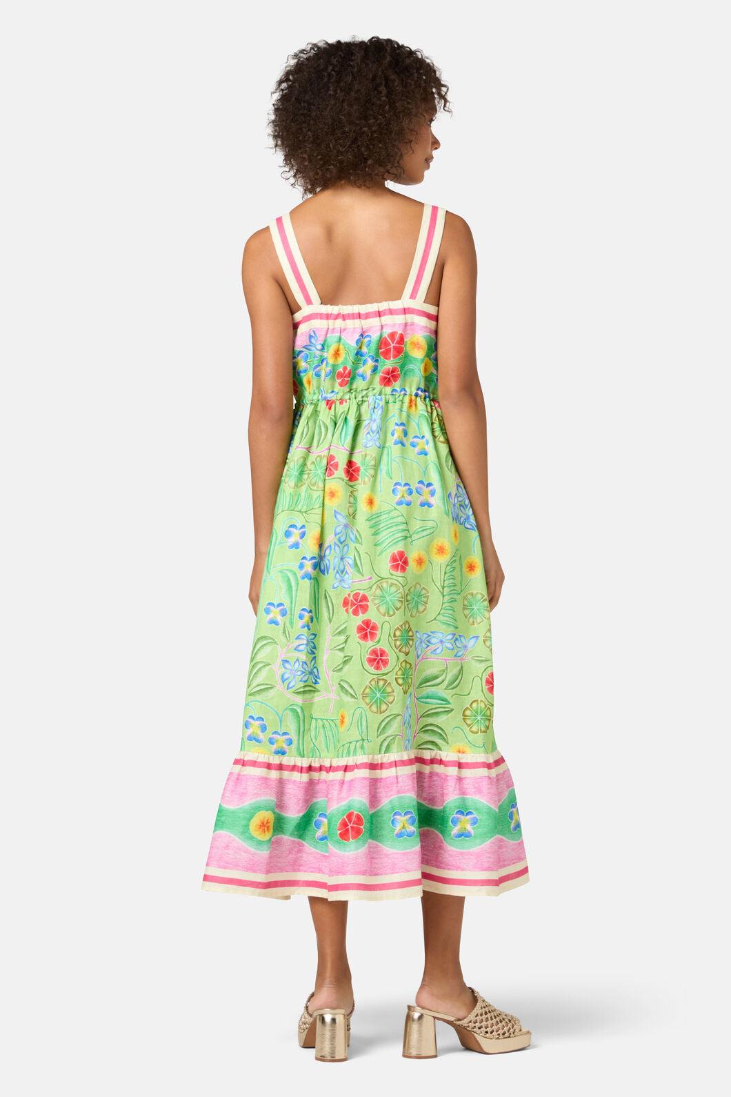 Gorman NZ - Botanica Linen Long Dress - print