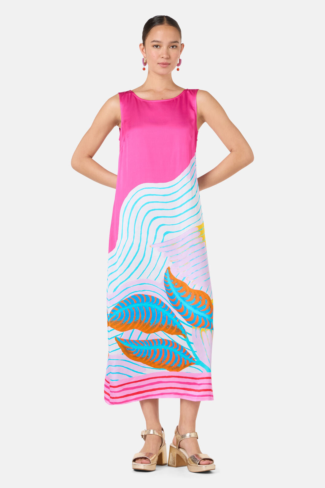 Gorman NZ - Past Lover Print Slip Dress - print