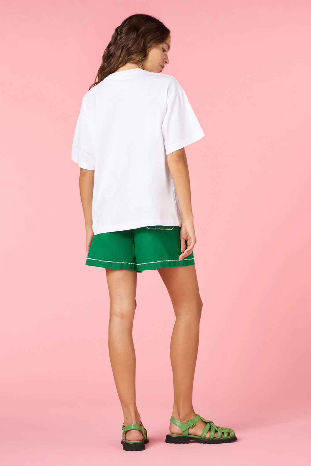 Gorman NZ - Serpent's Bloom Oversized Tee - white