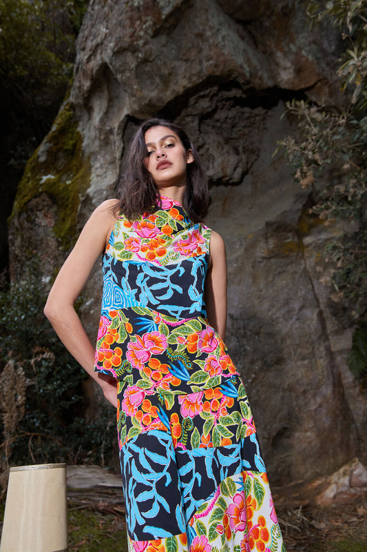 Gorman NZ - Plum Harvest Patchwork Top - print