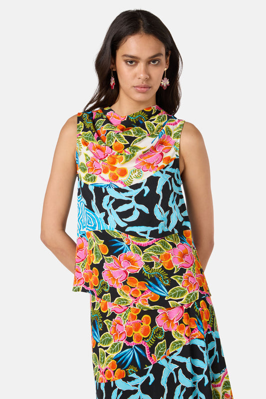 Gorman NZ - Plum Harvest Patchwork Top - print