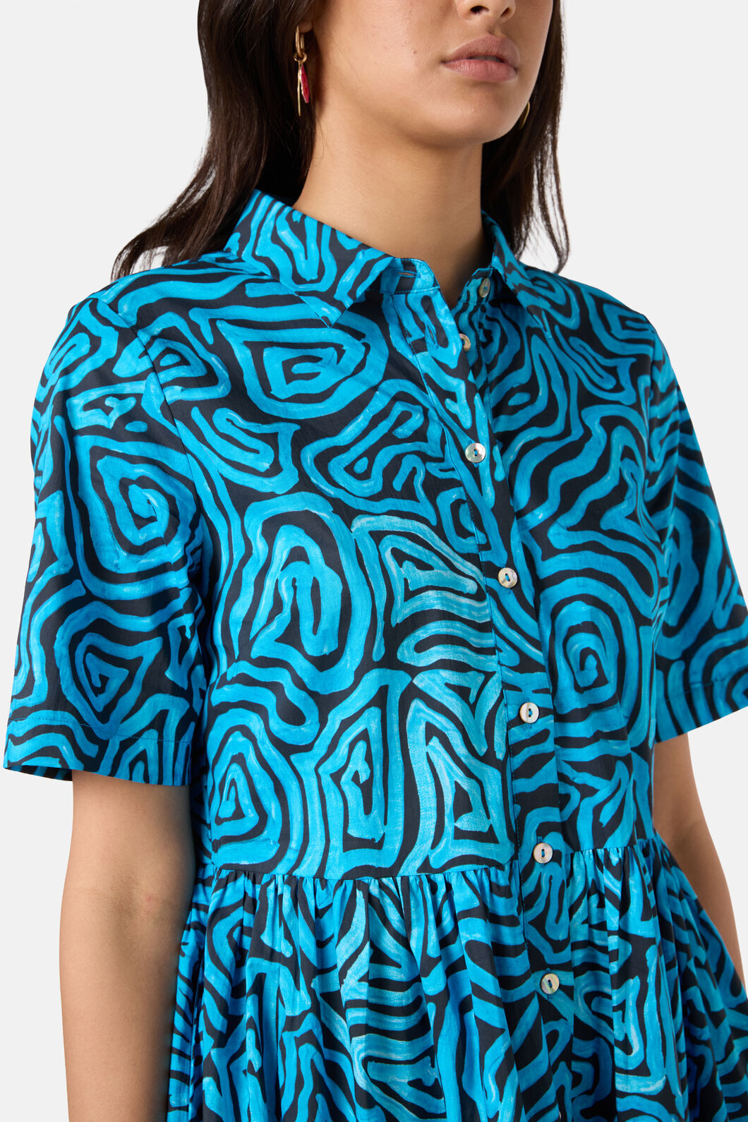 Gorman NZ - Swirl Harvest Shirt Dress - print