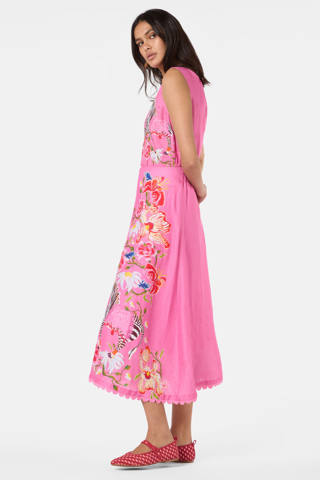 Gorman NZ - Zebra Crossing Midi Skirt - print