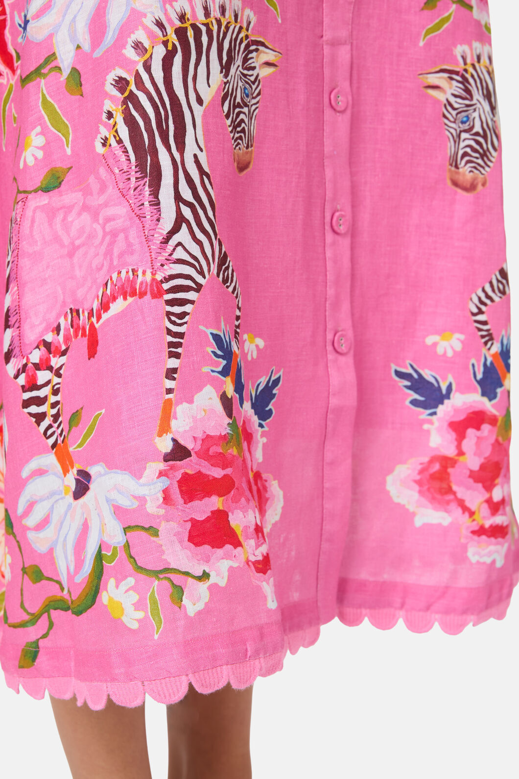 Gorman NZ - Zebra Crossing Midi Skirt - print