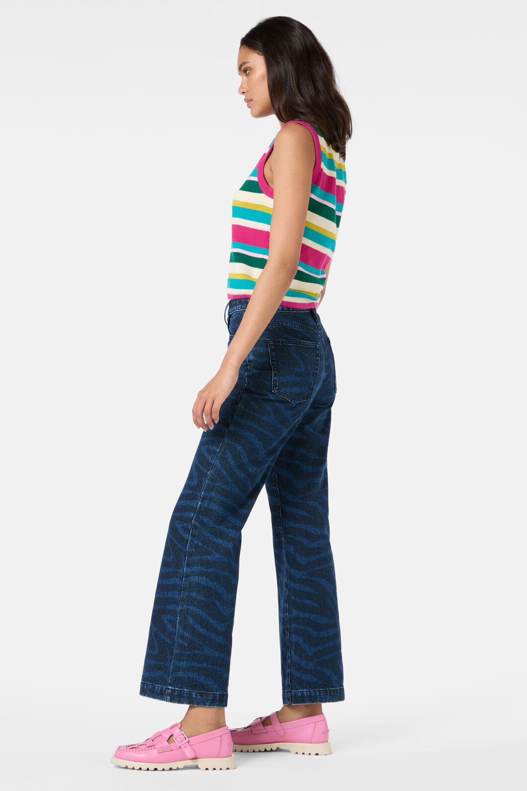 Gorman NZ - Racing Stripe Jean - print