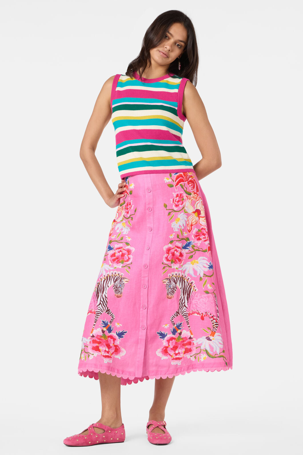 Gorman NZ - Morgan Knit Stripe Tank - stripe