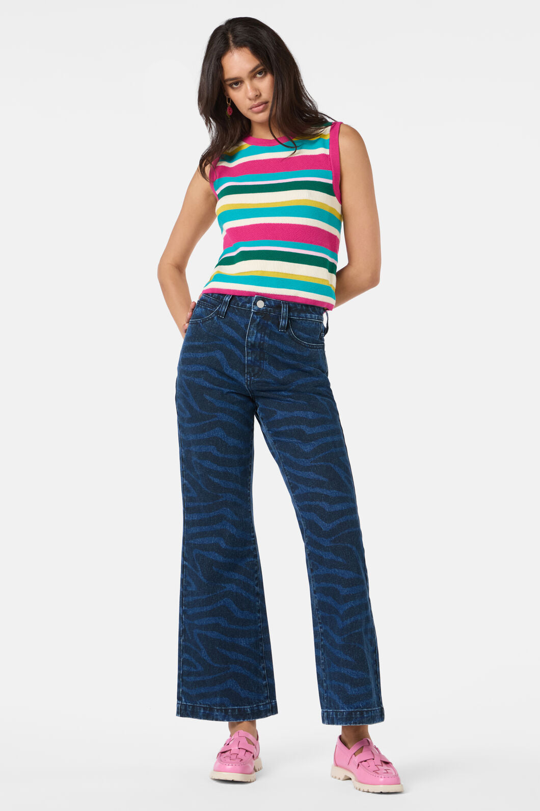 Gorman NZ - Morgan Knit Stripe Tank - stripe