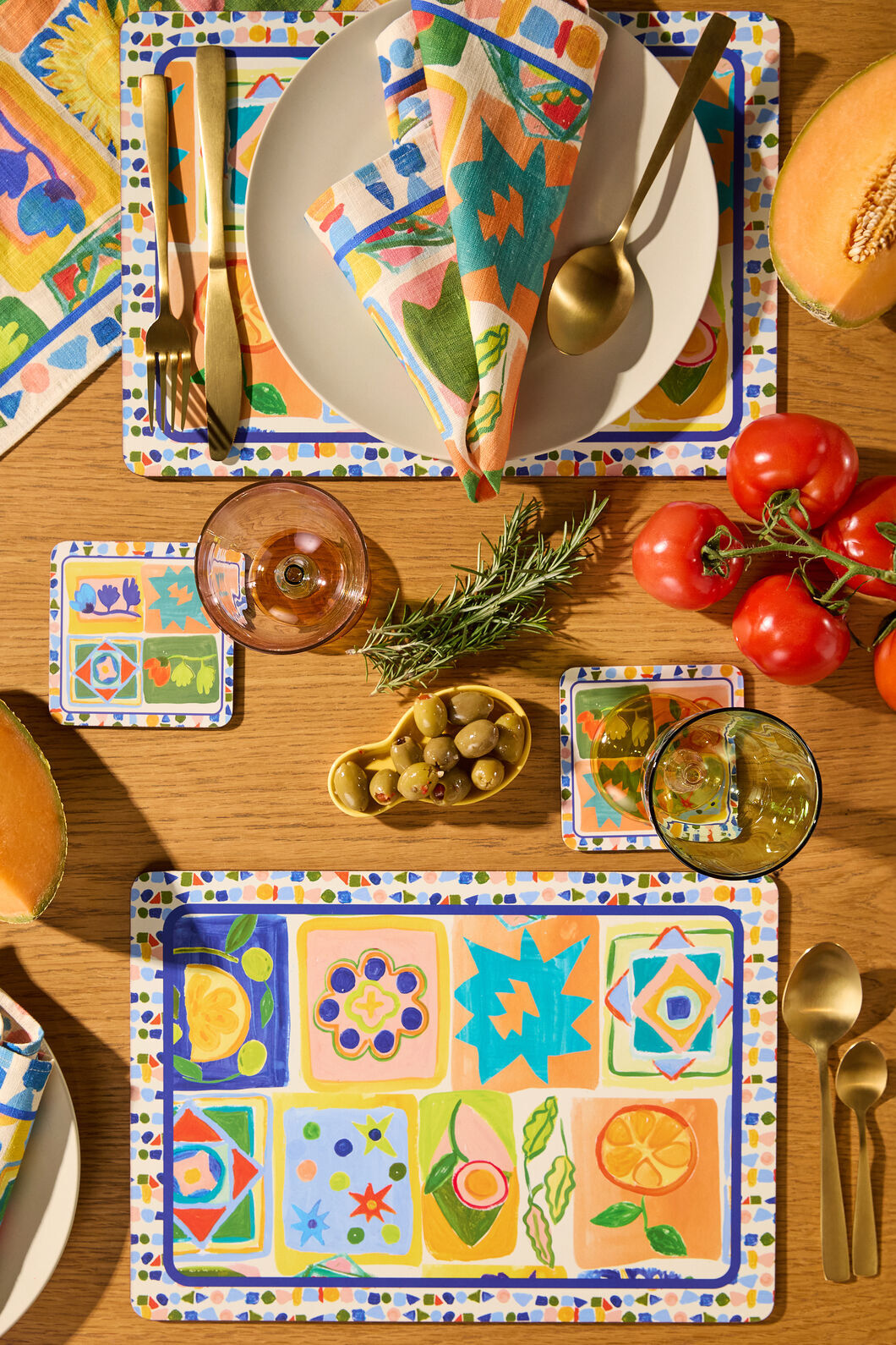 Gorman NZ - Mediterranean Placemat Set 4 - print
