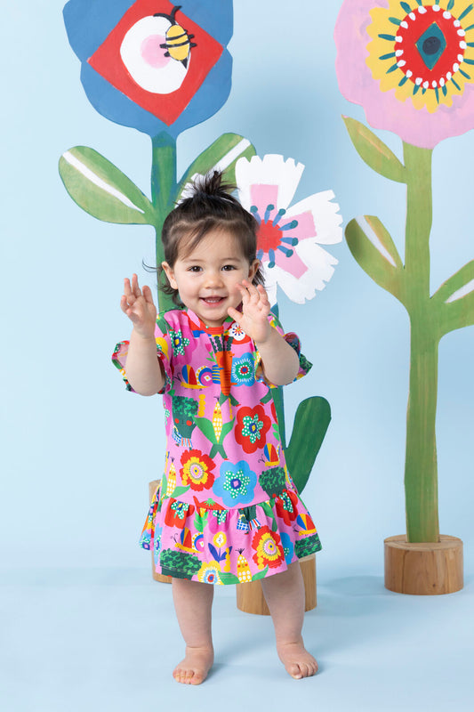 Gorman NZ - Walkabout Baby Dress - pink