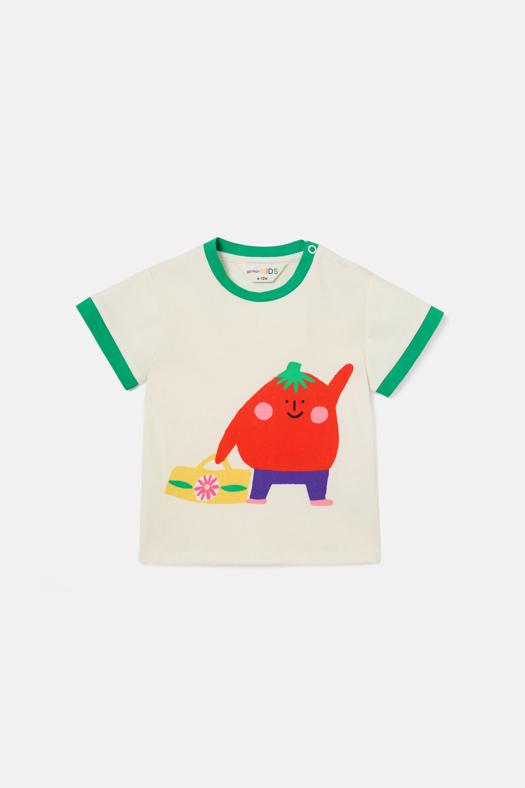 Gorman NZ - Tomato Guy Baby SS Tee - cream