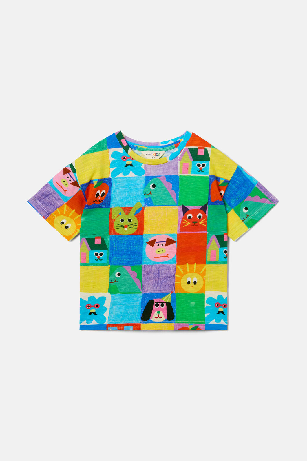 Gorman NZ - Check Mate Kids SS Tee - multi
