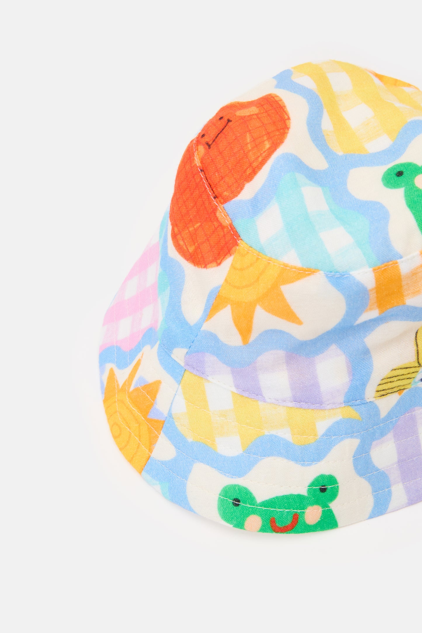 Jumble Check Baby Hat