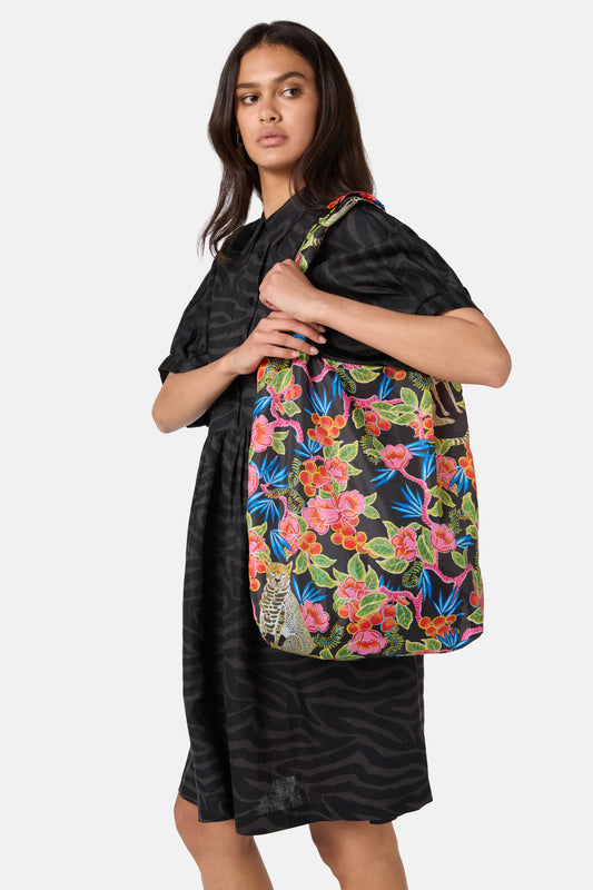 Gorman NZ - Plum Harvest Shopper Tote - print