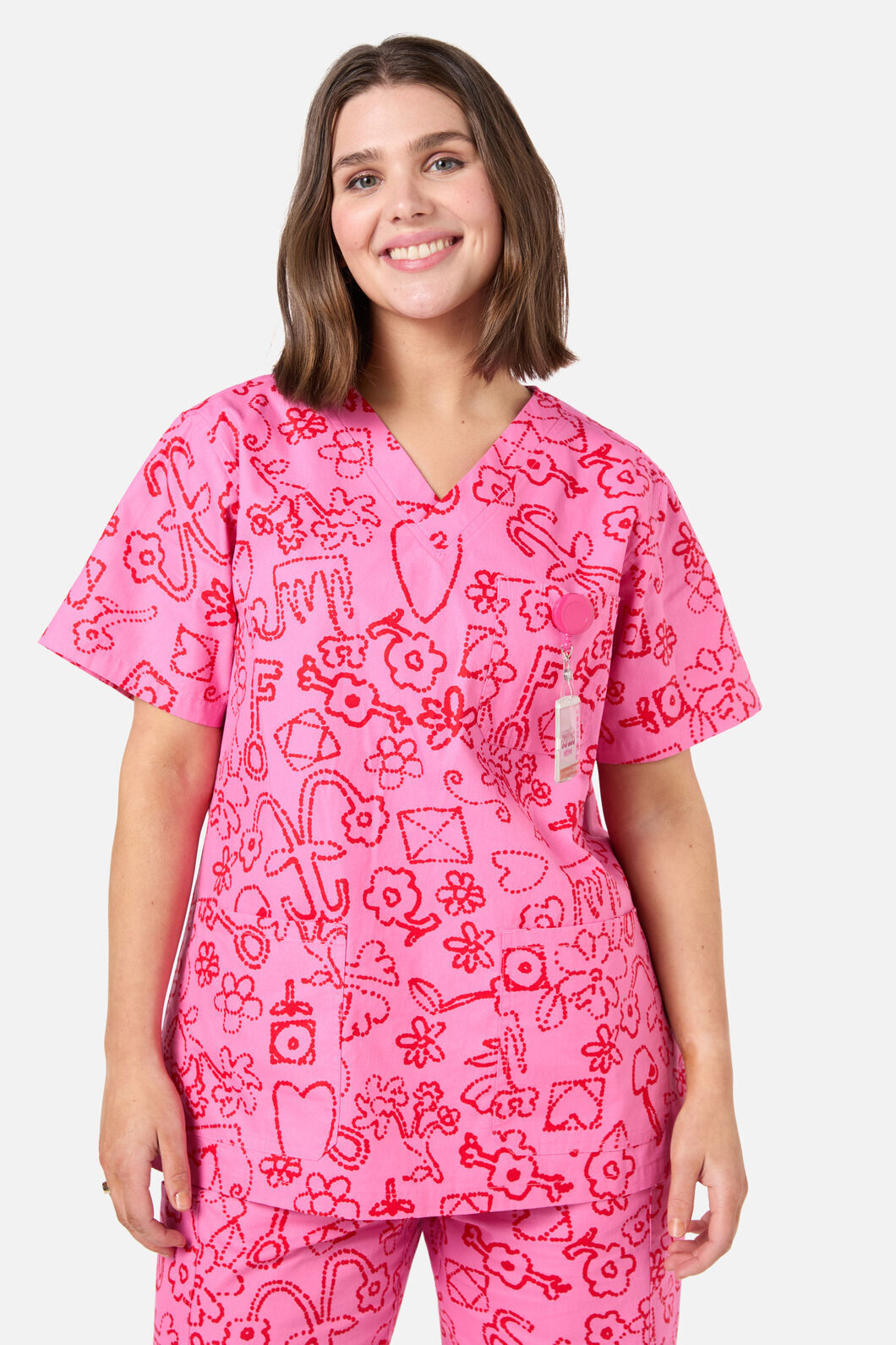 Gorman NZ - Love Letter Scrub Set - pink