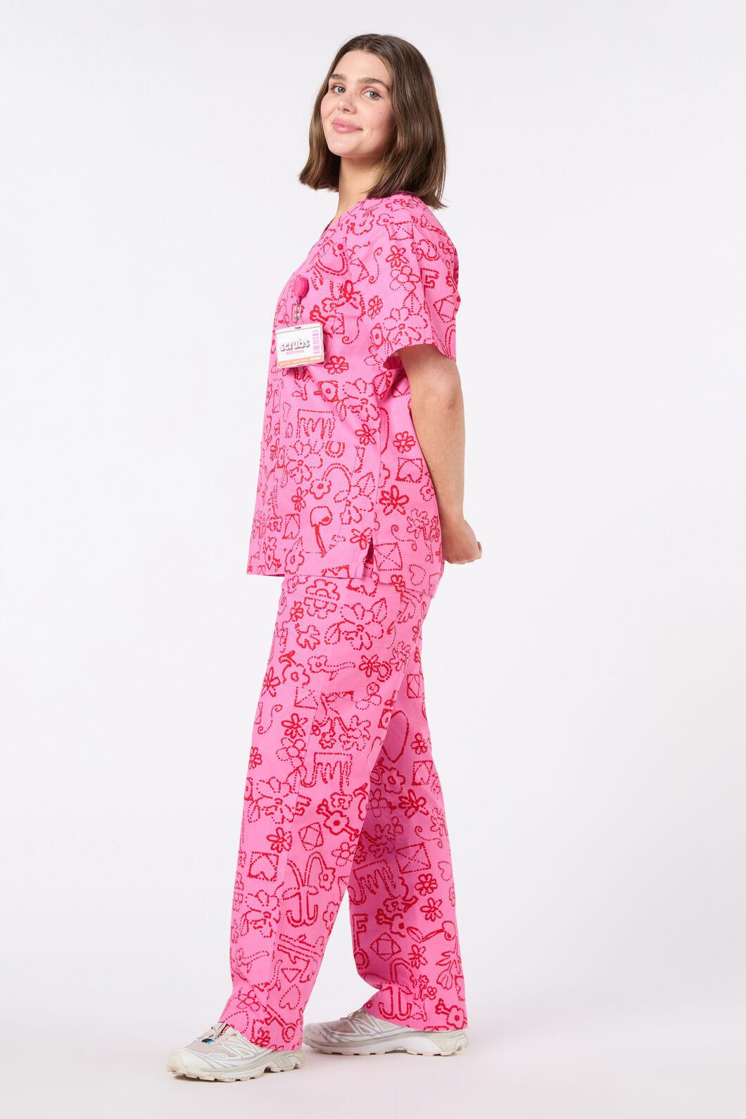 Gorman NZ - Love Letter Scrub Set - pink