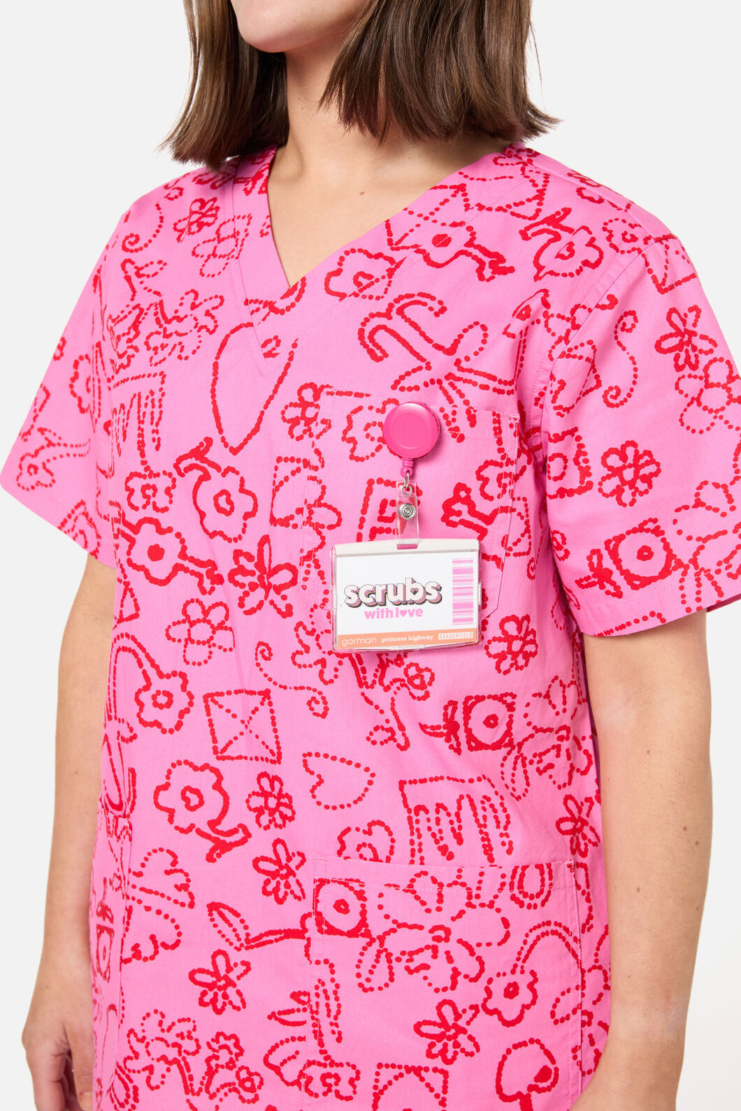 Gorman NZ - Love Letter Scrub Set - pink