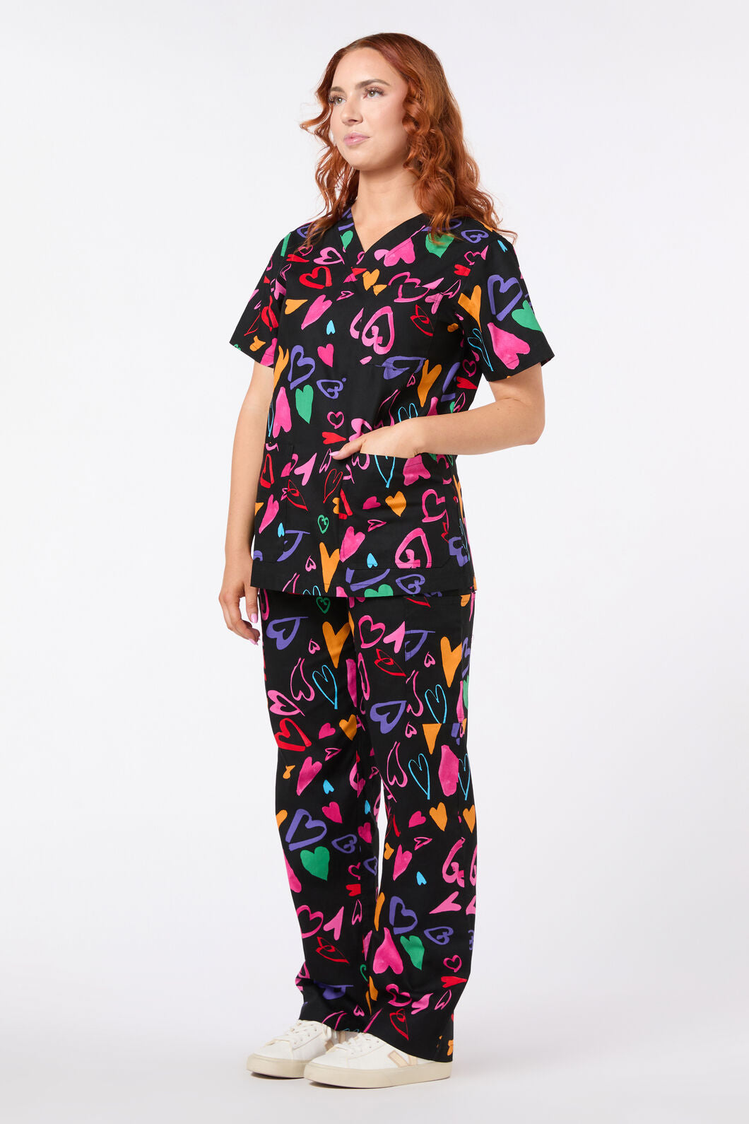 Gorman NZ - Heartfull scrub set - black