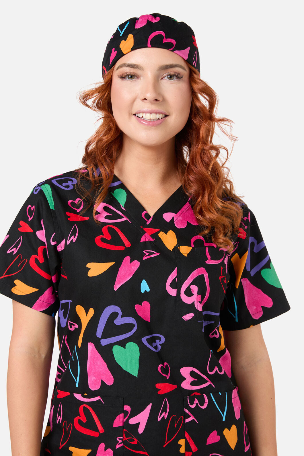 Gorman NZ - Hearfull Scrub hat - black