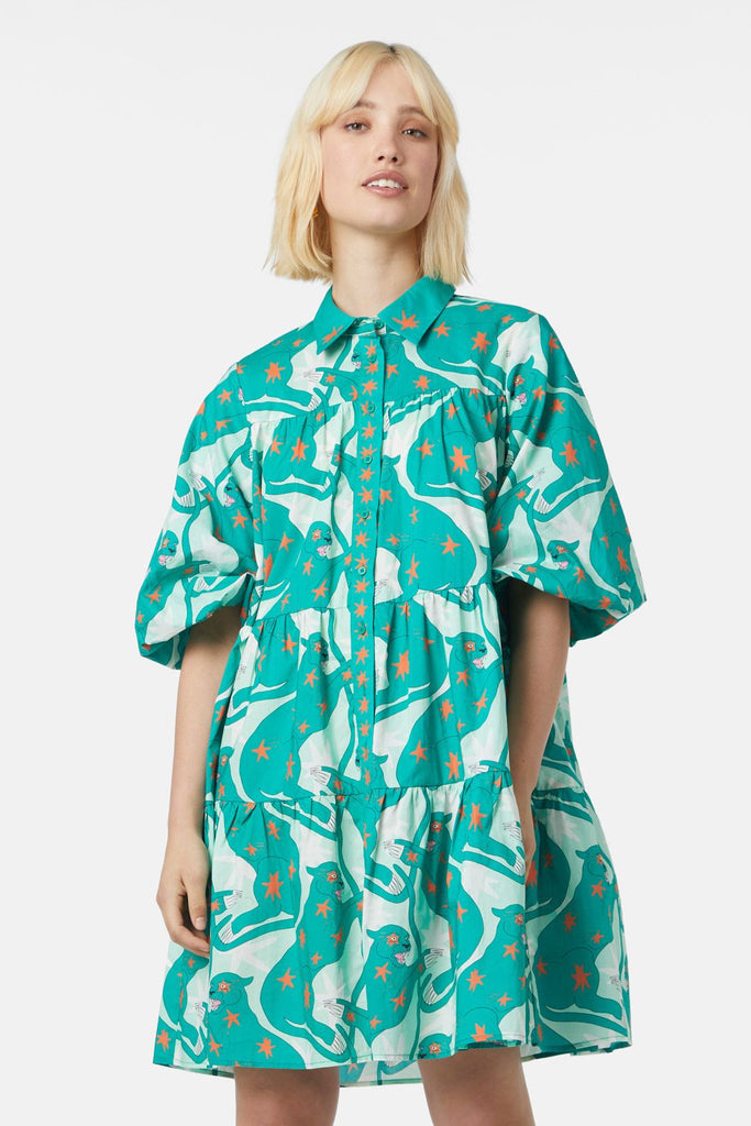 Star Panther Shirt Dress Gorman NZ