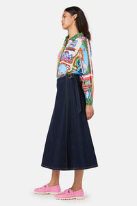 Gorman NZ - Garden Growers Denim WrapSkirt - indigo