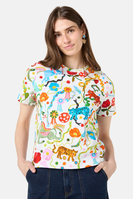 Gorman NZ - Parade Yardage Classic Tee - print