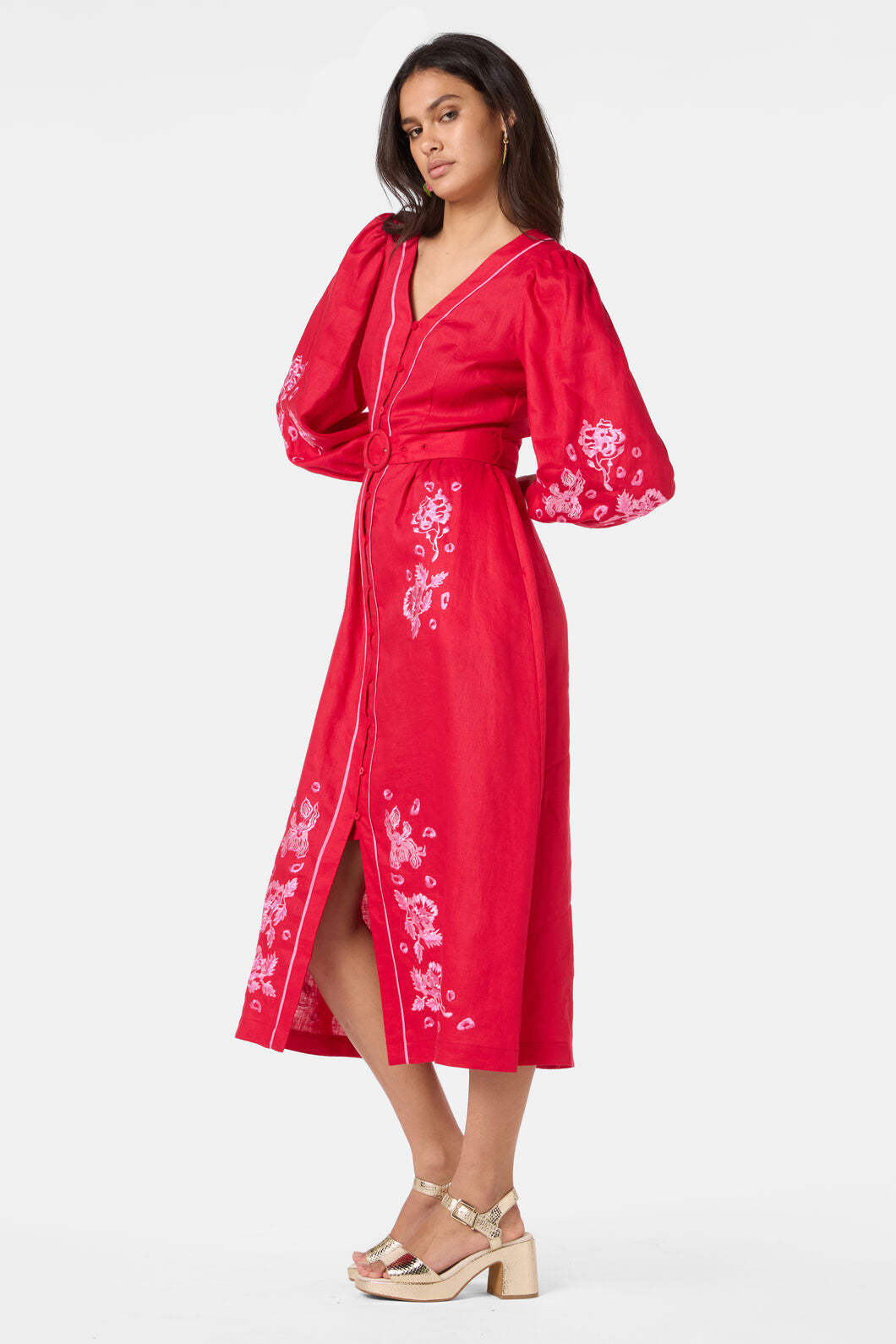 Gorman NZ - Ainslee Anglaise Dress - red