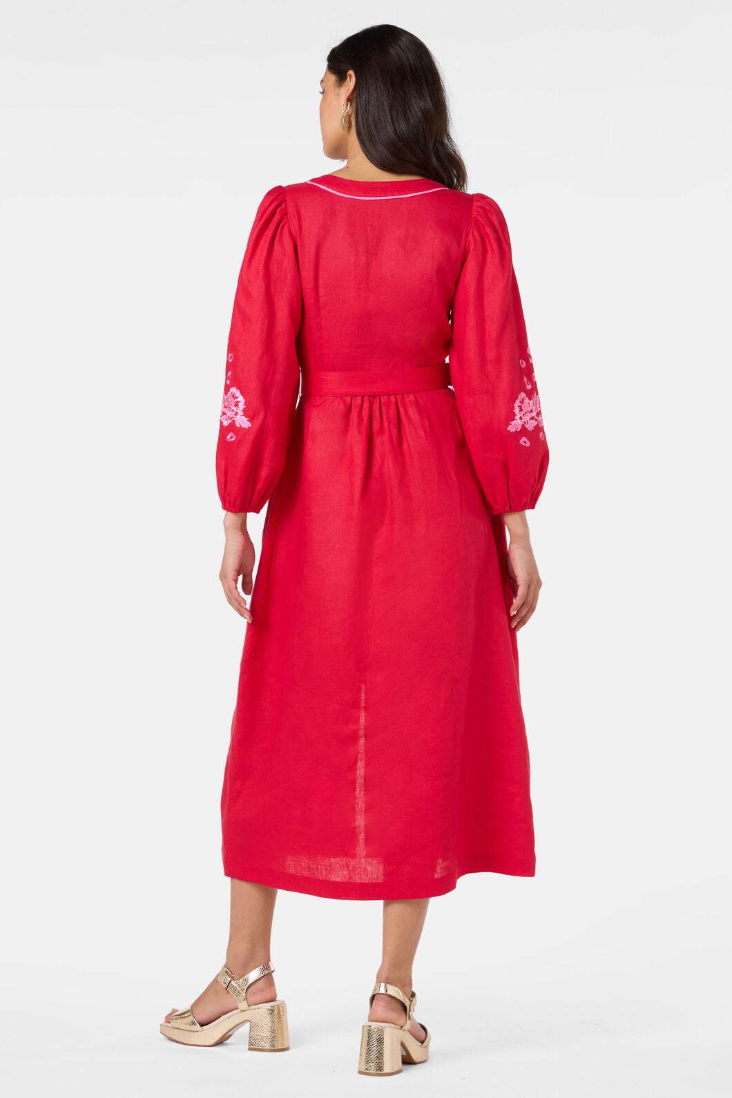 Gorman NZ - Ainslee Anglaise Dress - red