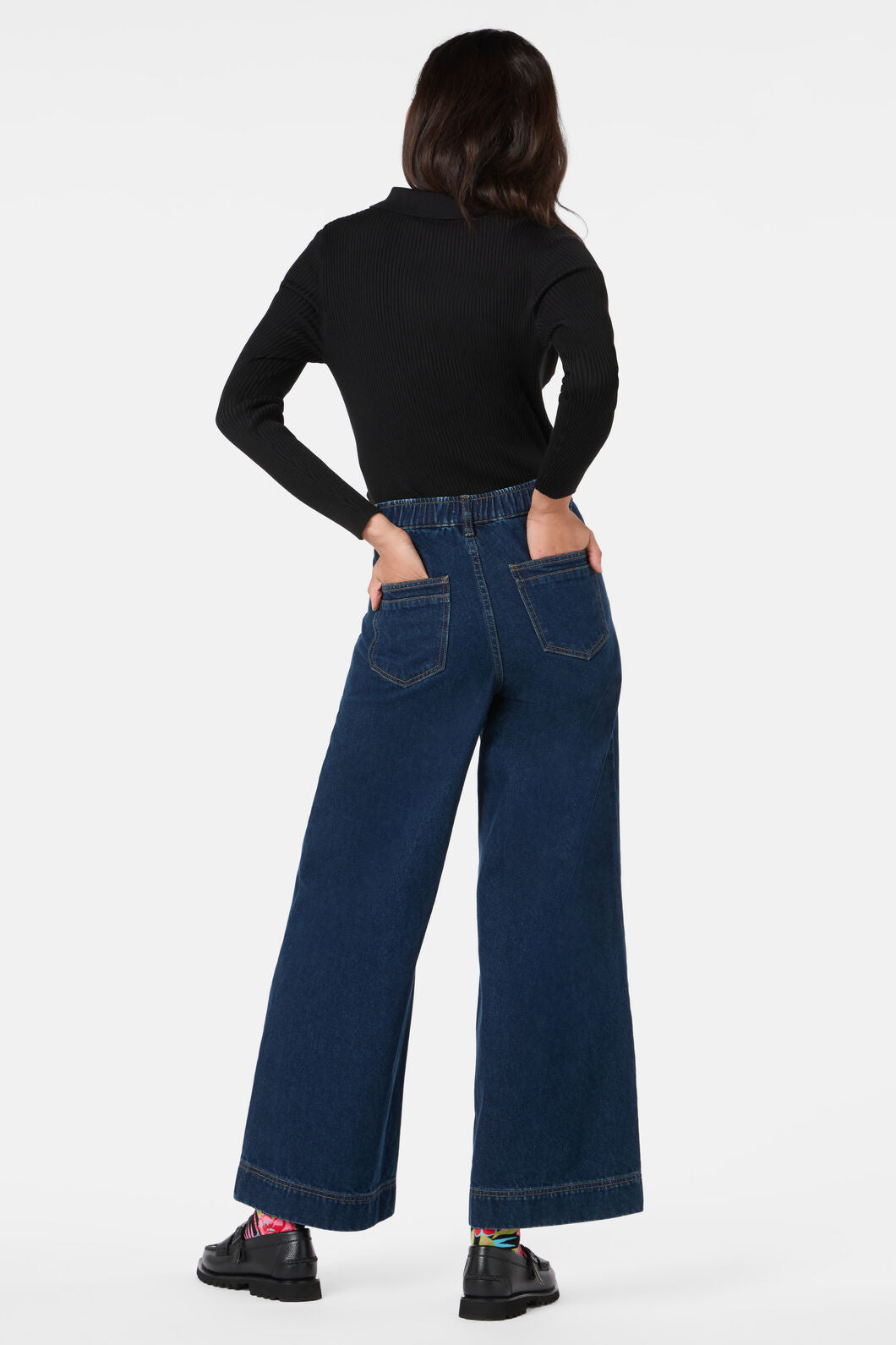 Gorman NZ - Scarlett Wide Leg Denim Jean - indigo