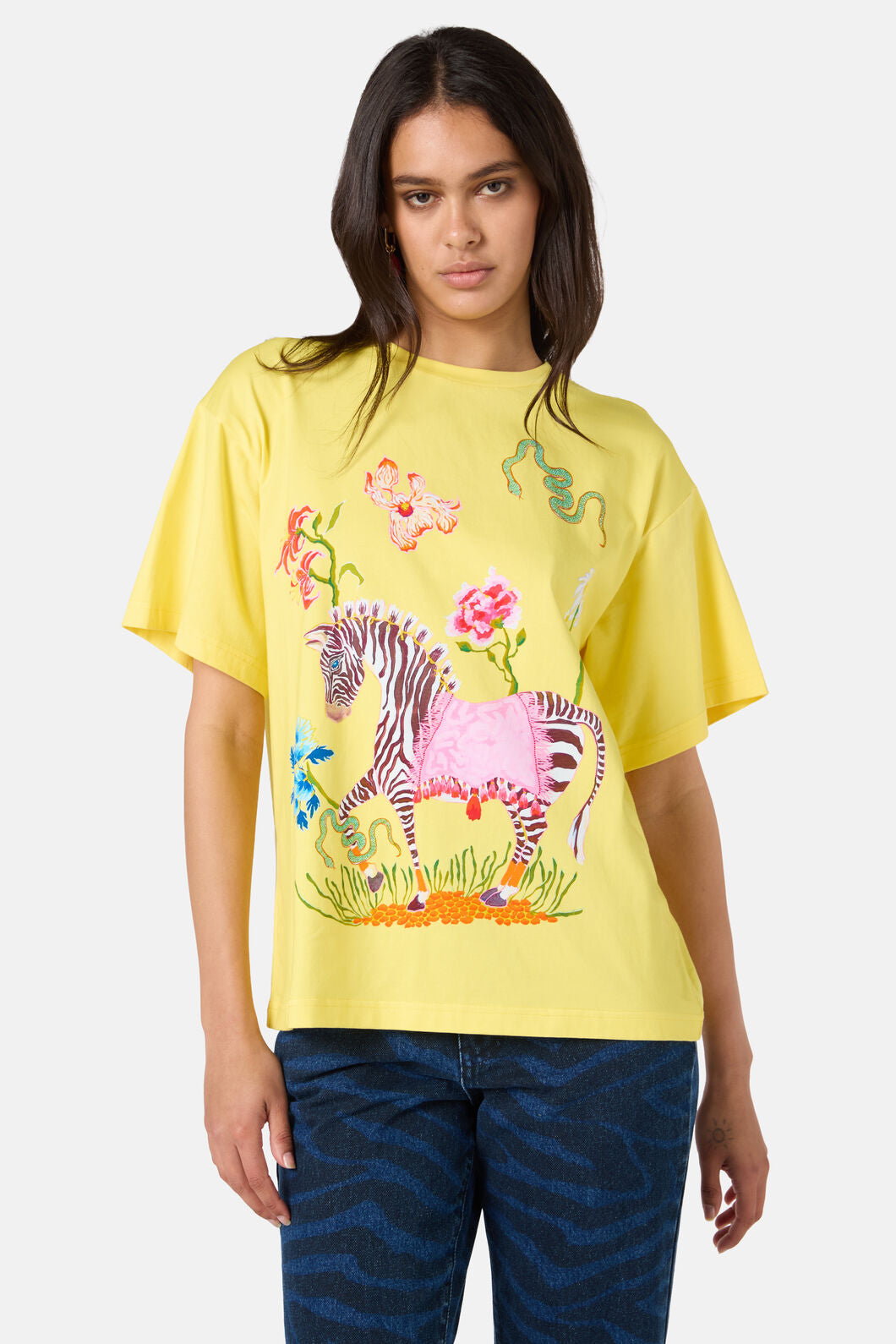 Gorman NZ - Zebra Placement OS Tee - print