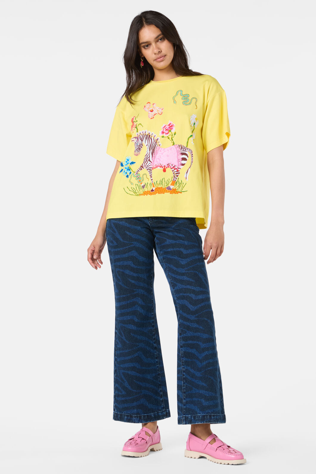 Gorman NZ - Zebra Placement OS Tee - print