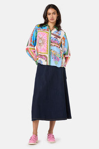 Gorman NZ - Good Fortune Placement Shirt - print