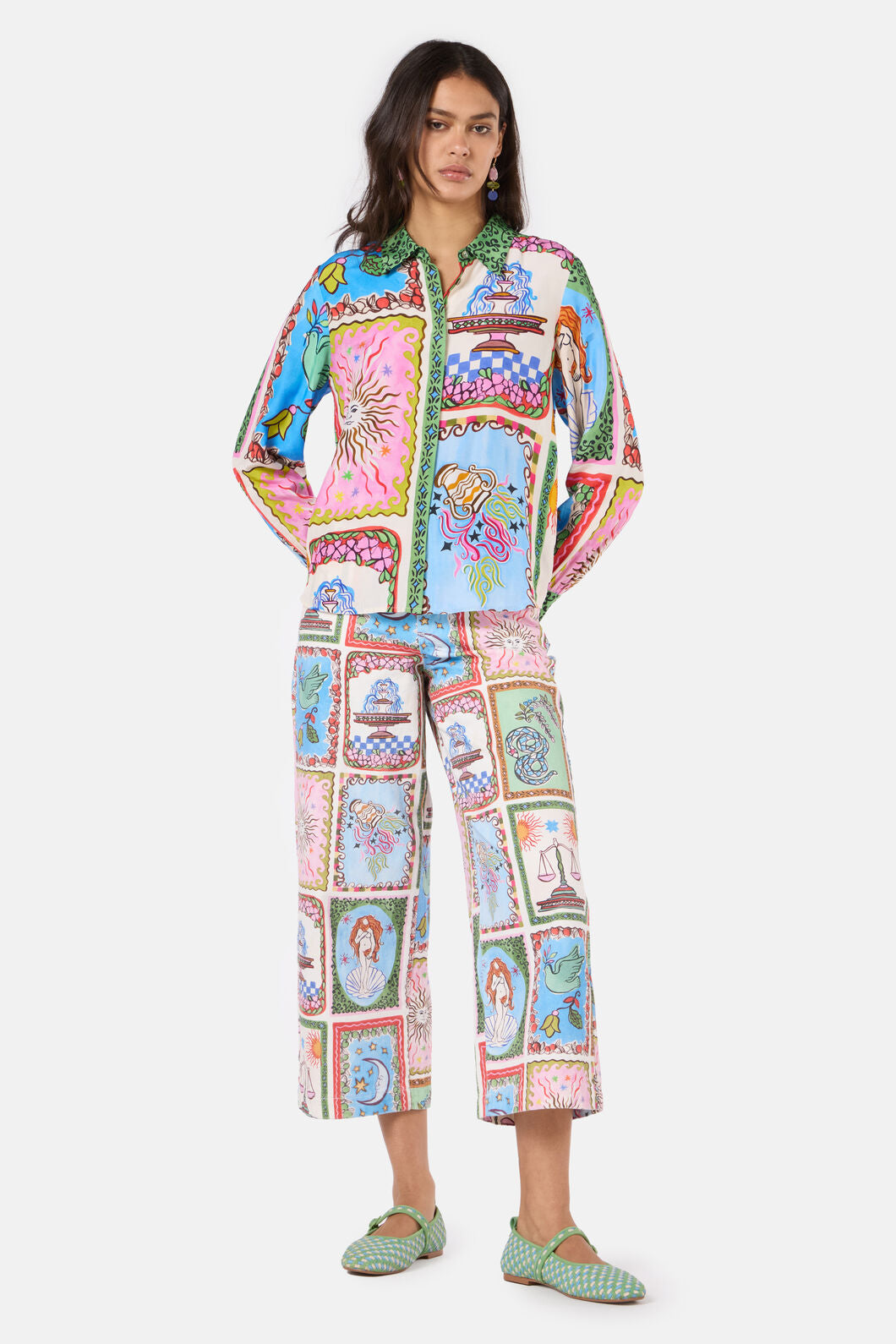 Gorman NZ - Good Fortune Placement Shirt - print