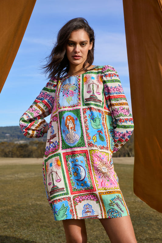 Gorman NZ - Good Fortune Swing Dress - print