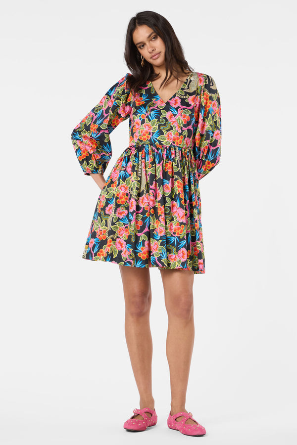 Gorman NZ - Plum Harvest Smock Dress - print
