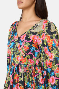 Gorman NZ - Plum Harvest Smock Dress - print