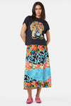 Gorman NZ - Plum Harvest Placement BoxyTee - black