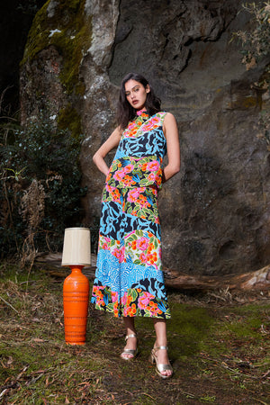 Gorman NZ - Plum Harvest Patchwork Skirt - print