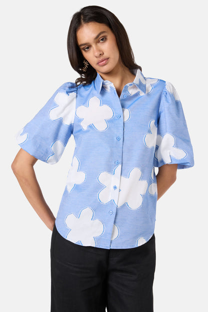 Gorman NZ - Cut Daisies Shirt - blue