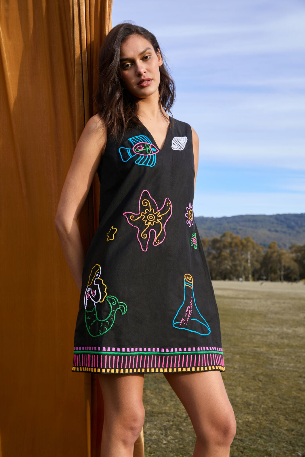 Gorman NZ - Sirena Swing Dress - black