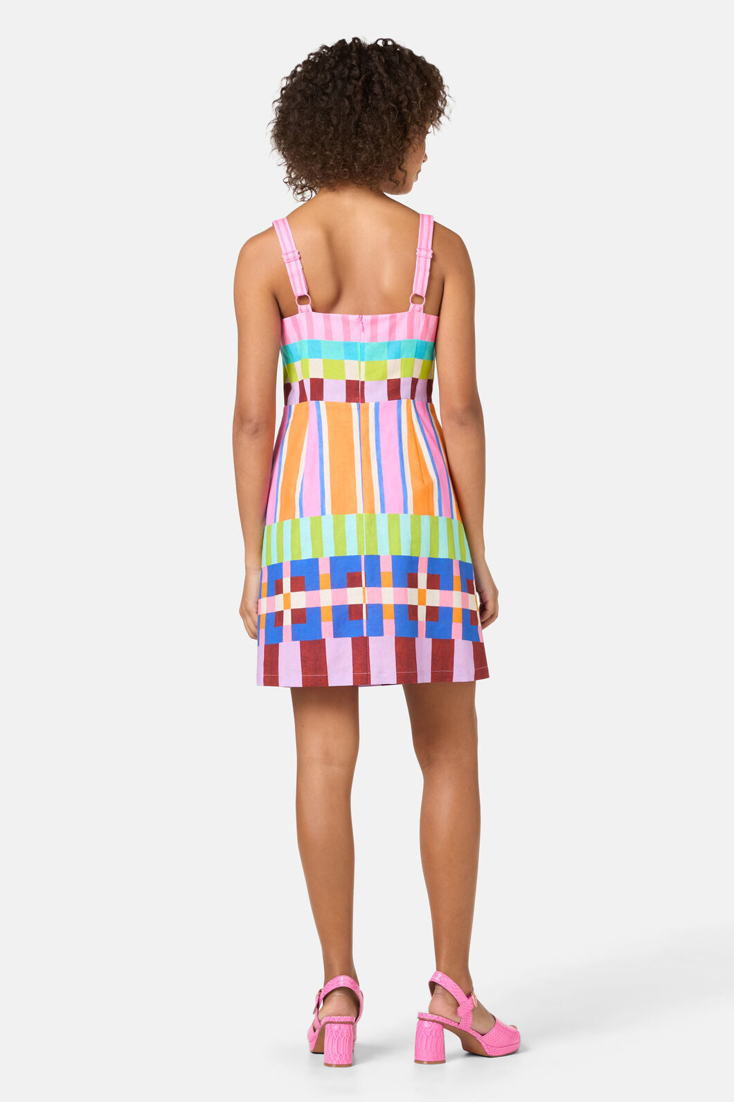 Gorman NZ - HOLIDAY STRIPE MINI DRESS - print