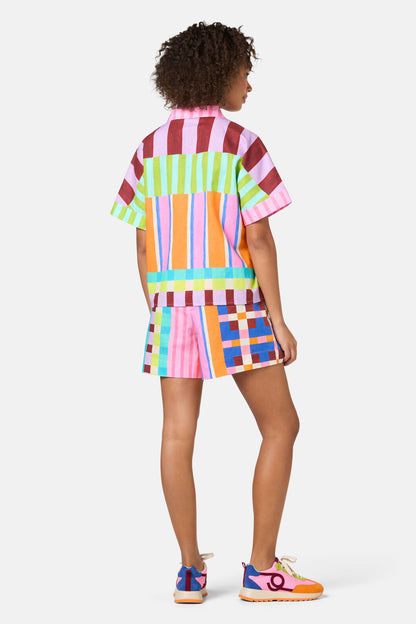 Gorman NZ - HOLIDAY STRIPE PRINT SHIRT - print