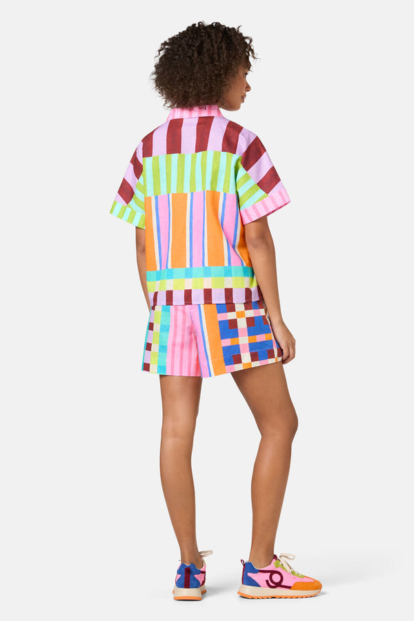 Gorman NZ - HOLIDAY STRIPE PRINT SHIRT - print