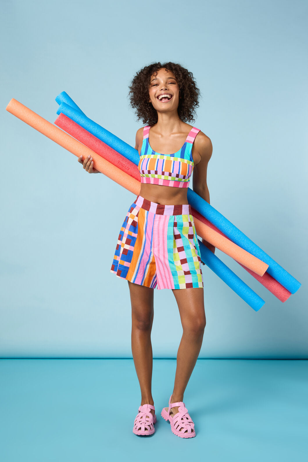 Gorman NZ - HOLIDAY STRIPE SHORTS - print