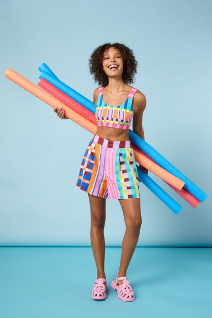 Gorman NZ - HOLIDAY STRIPE SHORTS - print