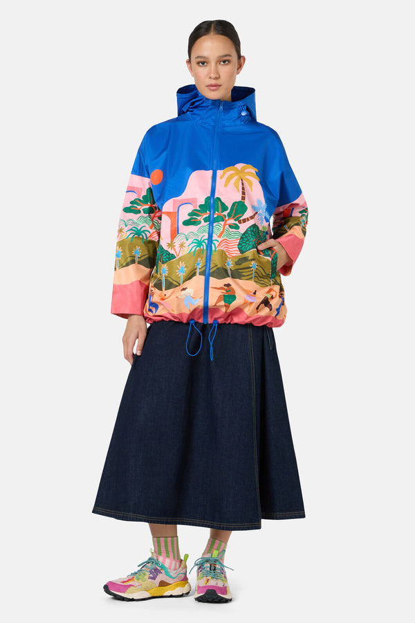 Gorman NZ - Hidden Paradise Raincoat - print