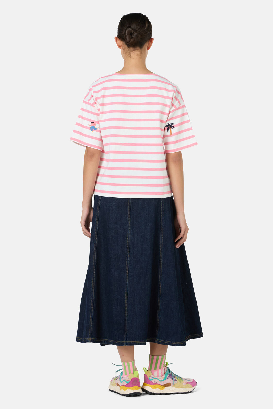 Gorman NZ - Hidden Paradise Emb Oui NonTee - stripe