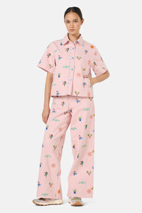 Gorman NZ - Hidden Paradise Shacket - pink